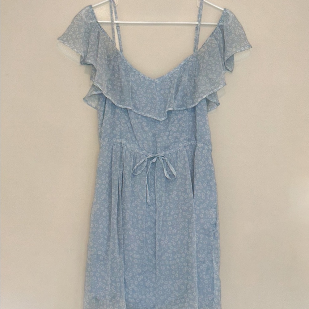 Abercrombie & Fitch Light Blue Floral Dress